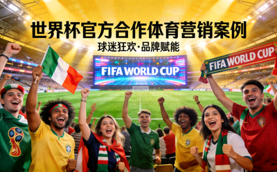 世界杯官方合作体育营销案例封面 - 球迷在球场欢呼